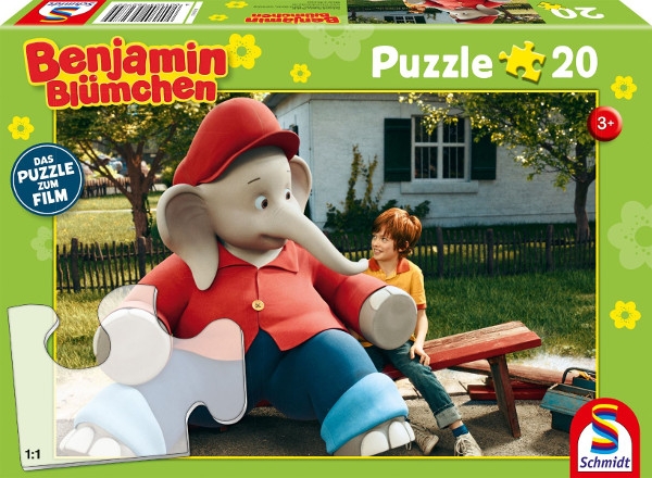 Schmidt-Spiele 56275 Kinderpuzzle Benjamin Blümchen - Ferien im Zoo