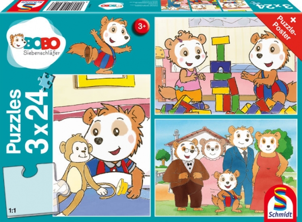 Schmidt-Spiele 56414 Kinderpuzzle - Freunde und Familie