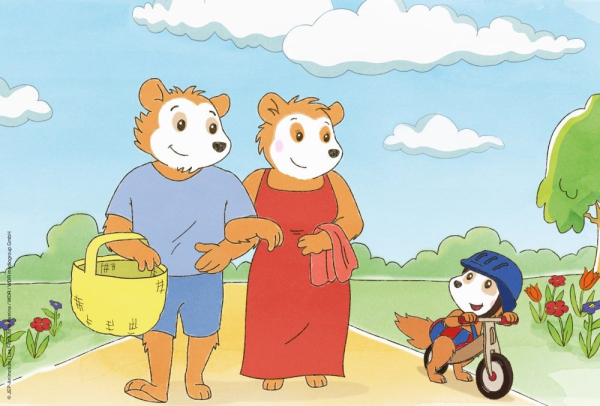 Schmidt-Spiele 56415 Kinderpuzzle - Bobo Siebenschläfer