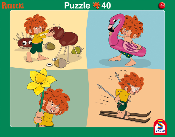 Schmidt-Spiele 56814 Rahmenpuzzle - Pumuckl