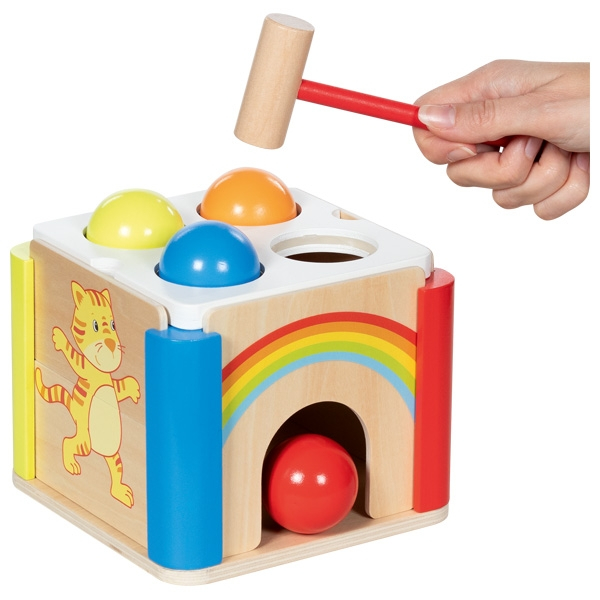 GOKI 58297 - Klopfkiste Regenbogen