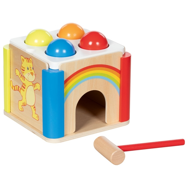 GOKI 58297 - Klopfkiste Regenbogen