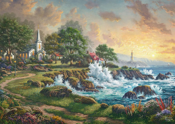 Schmidt-Spiele 58628 Thomas Kinkade Studios: Kleinod am Meer