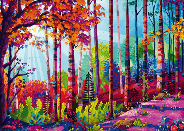 Schmidt-Spiele 58643 Puzzle Redina Tili: Im Herzen des Waldes