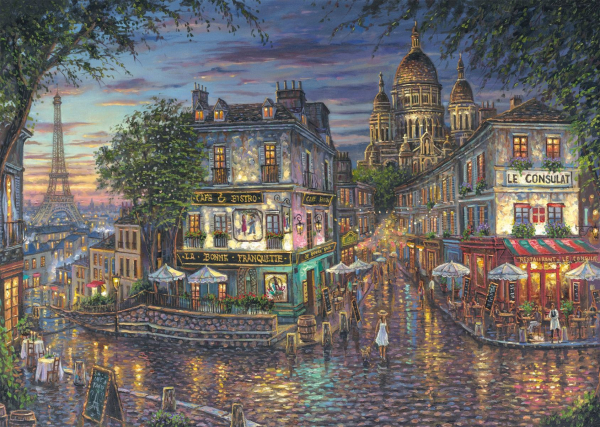 Schmidt-Spiele 58645 Puzzle Robert Finale: Mont Martre