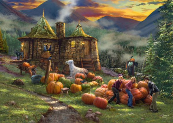 Schmidt-Spiele 58660 Puzzle Thomas Kinkade: Harry Potter™ - Hagrid‘s Hut