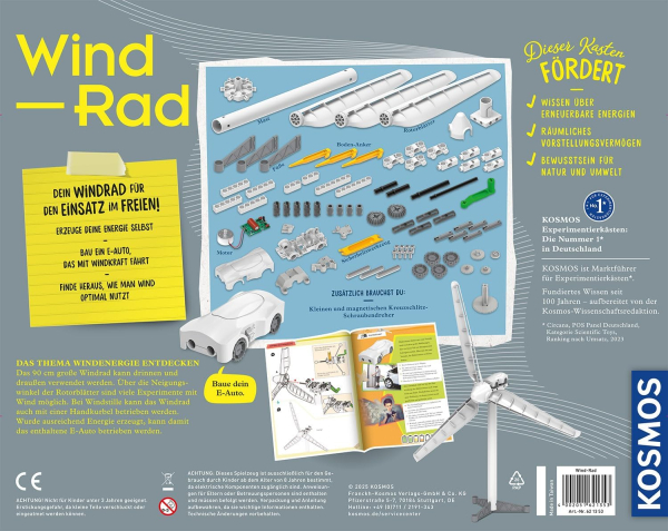 KOSMOS 621353 Experimentierkasten - Windrad