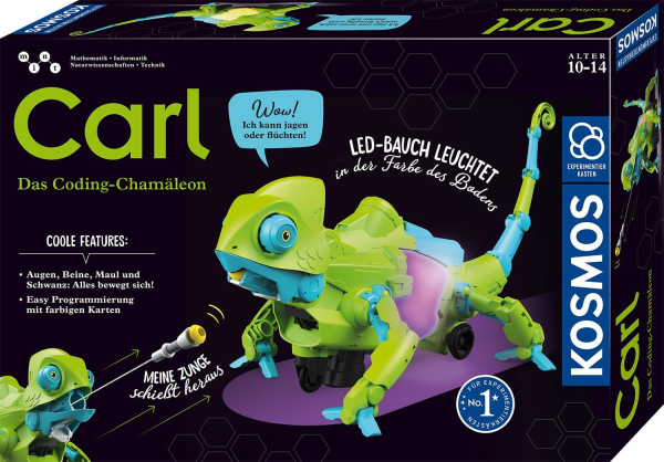 KOSMOS 621391 Experimentierkasten - Das Coding-Chamäeleon Carl