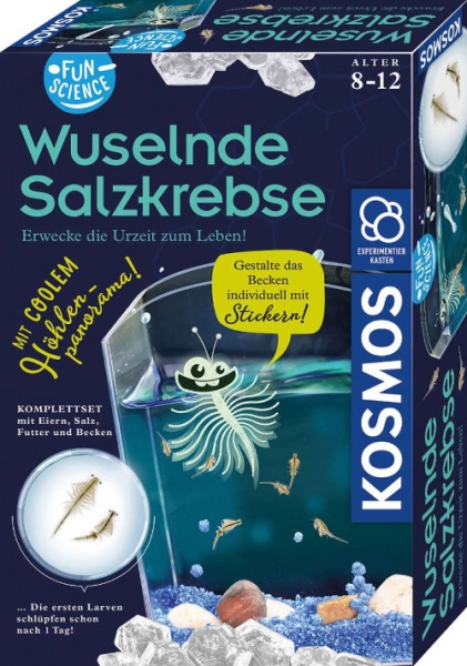 KOSMOS 654160 Experimentierkasten - Wuselnde Salzkrebse
