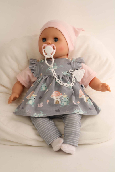 Schildkröt 7545216 Schnullerbaby Amy mit blauen Schlafaugen