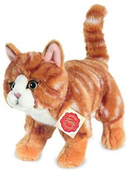 Teddy Hermann 90682 Kuscheltier - Katze rot getigert