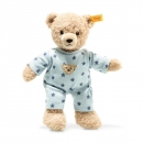 Steiff 241642 Teddybär - Baby Junge beige/blau