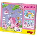HABA 300299 Puzzles - Einhorn Glitzerglück