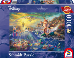 Schmidt-Spiele 59479 Puzzle von THOMAS KINKADE - Kleine Meerjungfrau Arielle